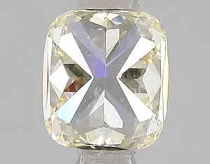 1ct CUSHION Fancy Yellow VS2 Coloured Lab diamond