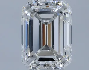 0.53ct EMERALD F IF Natural diamond