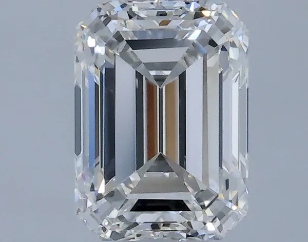 0.53ct EMERALD F IF Natural diamond
