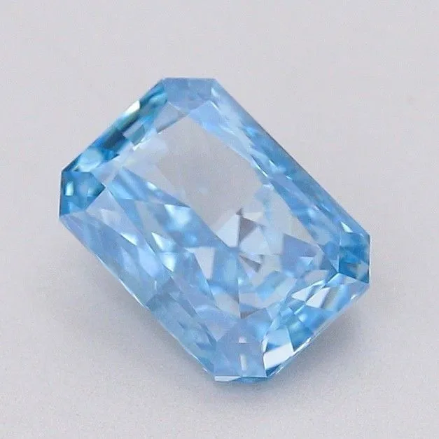 1.01ct RADIANT Fancy Vivid Blue VS2 Coloured Lab diamond