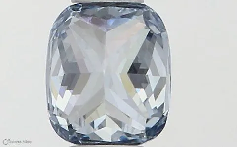 0.32ct CUSHION Fancy Intense Blue IF Coloured Lab diamond