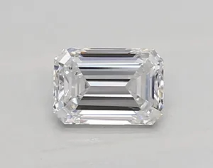 0.57ct EMERALD D VVS1 Lab diamond