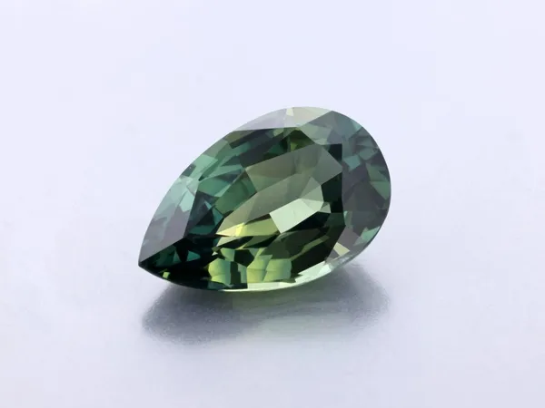 1.3ct Parti Sapphire, Pear Shape cut gemstone