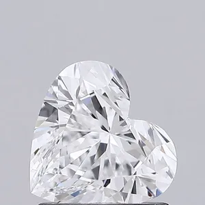 1.04ct HEART D VVS1 Lab diamond