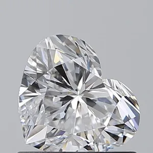 0.73ct HEART D SI1 Natural diamond