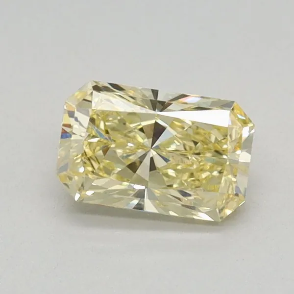 0.54ct RADIANT Fancy Yellow VS1 Coloured Lab diamond