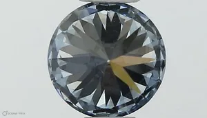0.42ct ROUND Fancy Intense Blue VVS2 Coloured Lab diamond