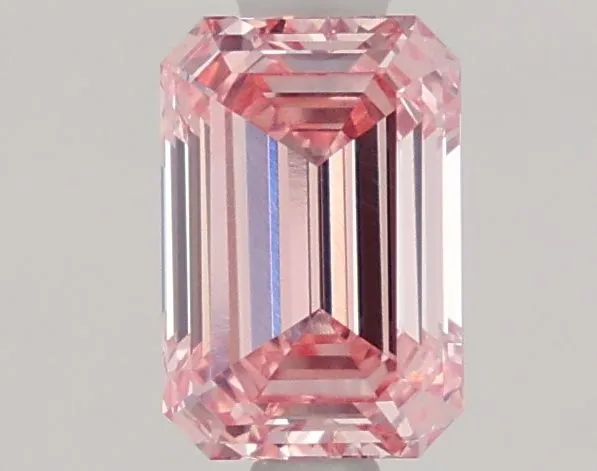1.04ct EMERALD Fancy Intense Pink VS1 Coloured Lab diamond