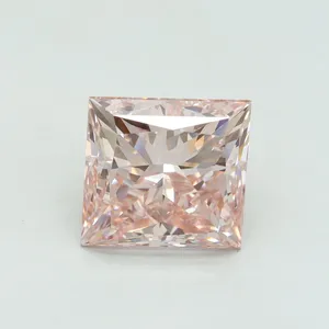 5.05ct PRINCESS Fancy Intense Pink VS1 Coloured Lab diamond