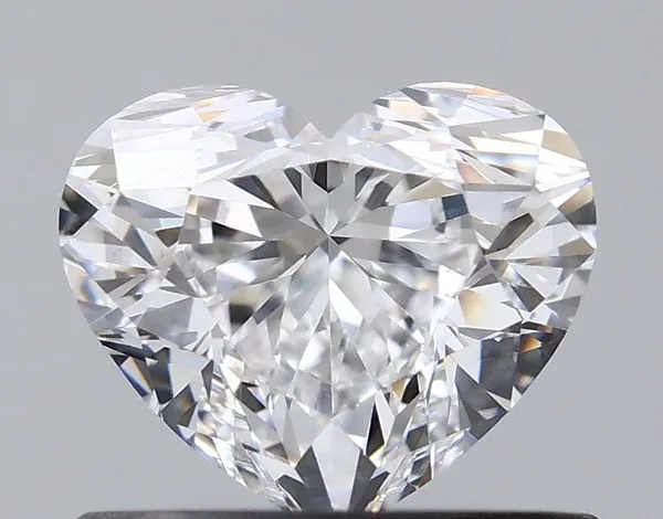 0.66ct HEART D VS2 Natural diamond