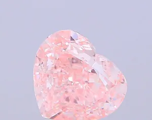 1.89ct HEART Fancy Intense Pink VVS2 Coloured Lab diamond