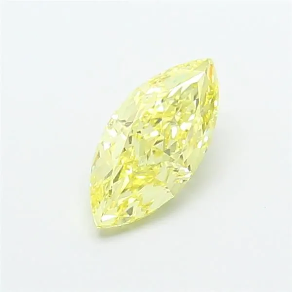 1.01ct MARQUISE Fancy Yellow VVS2 Coloured Lab diamond