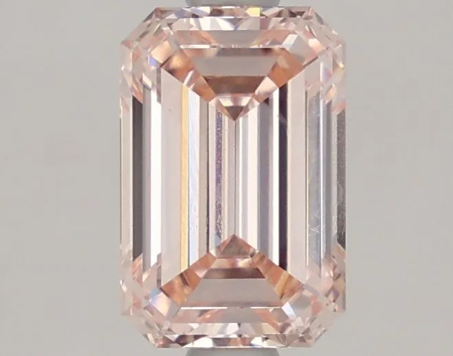 1.40ct EMERALD Fancy Intense Pink VS1 Coloured Lab diamond