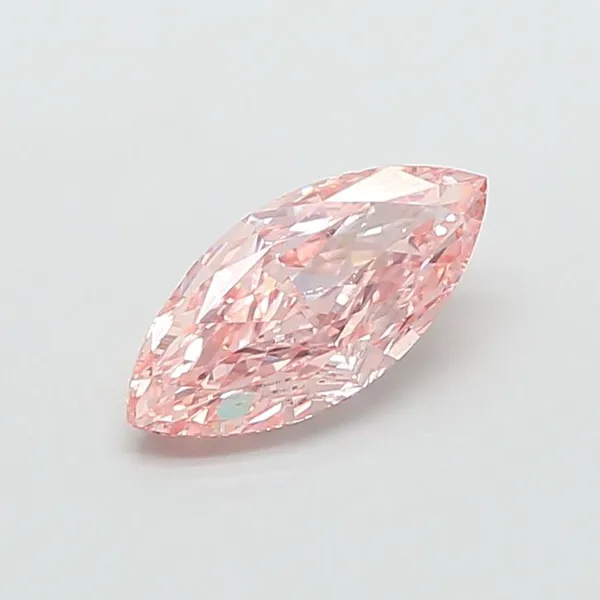 1.59ct MARQUISE Fancy Intense Pink VVS2 Coloured Lab diamond