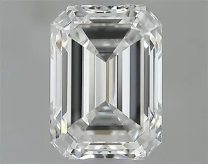 0.5ct EMERALD F VS1 Natural diamond