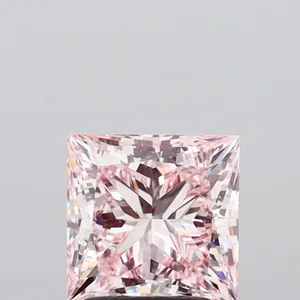 2ct PRINCESS Fancy Intense Pink VS1 Coloured Lab diamond