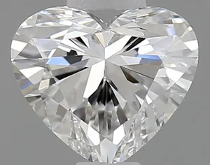 0.4ct HEART E VVS1 Natural diamond