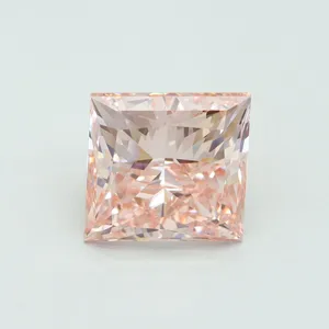 5.11ct PRINCESS Fancy Intense Pink VVS2 Coloured Lab diamond