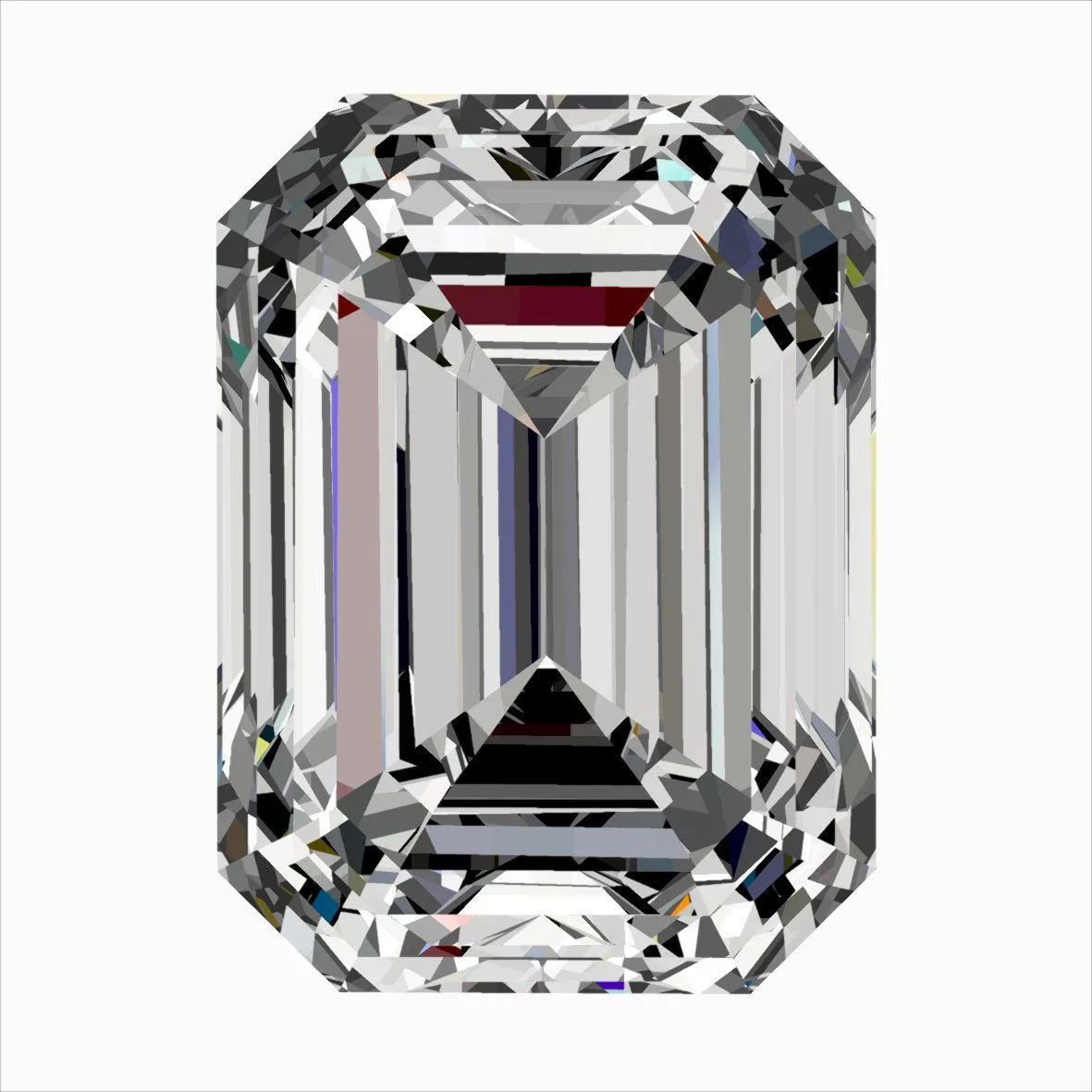 0.30ct EMERALD D VVS2 Natural diamond
