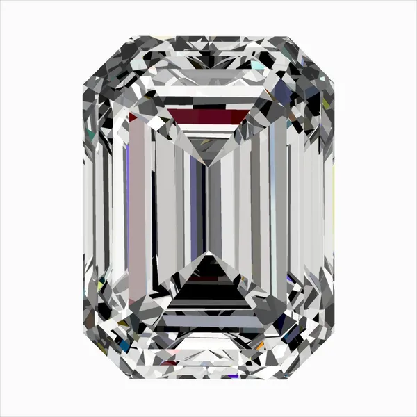 0.3ct EMERALD D VVS2 Natural diamond