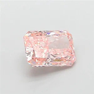 1.05ct RADIANT Fancy Intense Pink VS1 Coloured Lab diamond