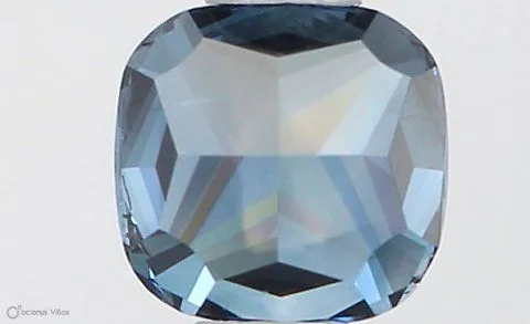 0.50ct CUSHION Fancy Vivid Blue SI1 Coloured Lab diamond