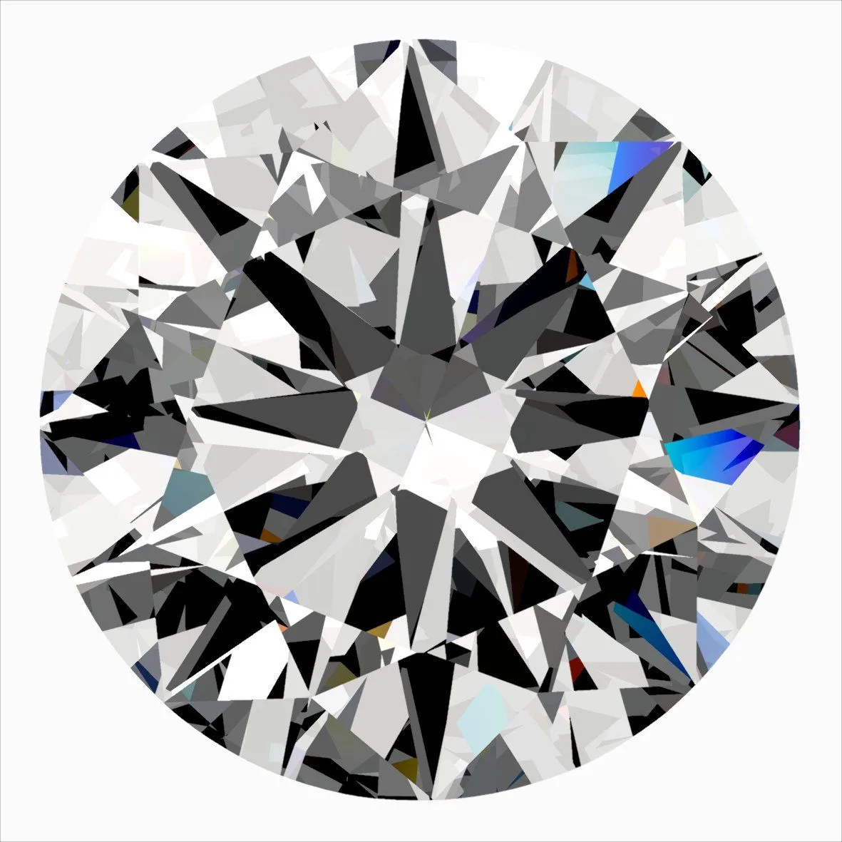 0.30ct ROUND H VS1 Natural diamond