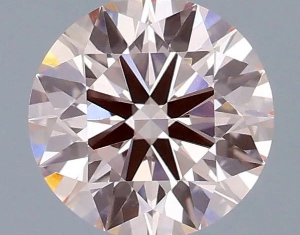 0.86ct ROUND Fancy Intense Pink VVS2 Coloured Lab diamond