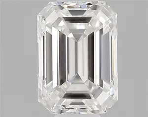 0.35ct EMERALD F VS1 Natural diamond