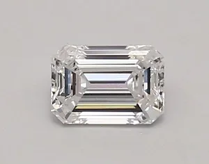 0.67ct EMERALD D VVS2 Lab diamond