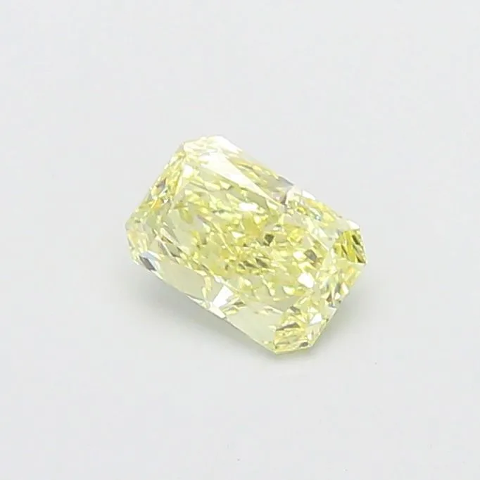 1.11ct RADIANT Fancy Light Yellow VS1 Coloured Lab diamond