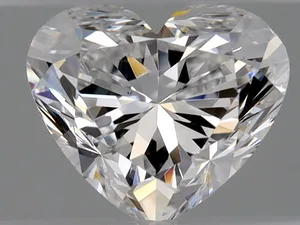 0.7ct HEART D VS2 Natural diamond