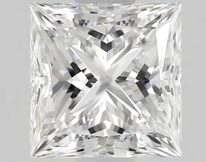 0.81ct PRINCESS D VVS2 Natural diamond