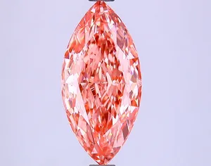 2.21ct MARQUISE Fancy Vivid Pink VS2 Coloured Lab diamond