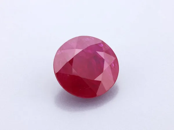 3.85ct Red Ruby, Round cut gemstone