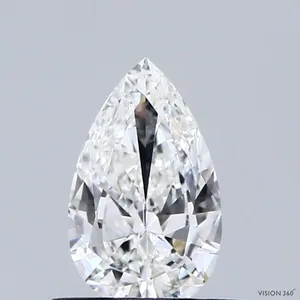 0.4ct PEAR F IF Natural diamond