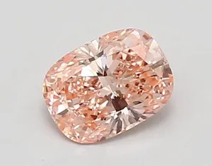 0.91ct CUSHION Fancy Vivid Pink VVS2 Coloured Lab diamond