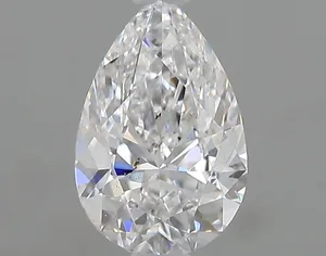 0.5ct PEAR D SI1 Natural diamond