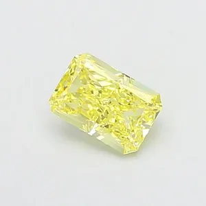 1.05ct RADIANT Fancy Intense Yellow VS1 Coloured Lab diamond