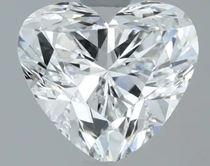 1ct HEART D VVS2 Natural diamond