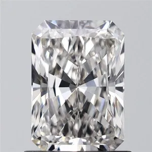 1.08ct RADIANT Fancy Vivid Blue VVS2 Coloured Lab diamond