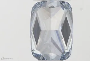 0.4ct CUSHION Fancy Intense Blue VVS2 Coloured Lab diamond