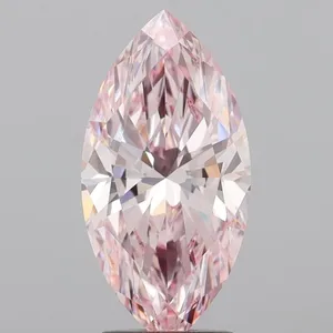 2.55ct MARQUISE Fancy Intense Pink VS1 Coloured Lab diamond
