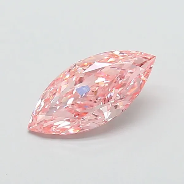 2.04ct MARQUISE Fancy Vivid Pink VVS2 Coloured Lab diamond