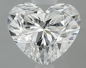 0.64ct HEART F VVS2 Natural diamond