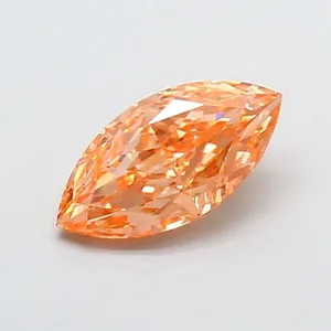 1.34ct MARQUISE Fancy Vivid Pink VVS2 Coloured Lab diamond