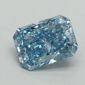 1.32ct RADIANT Fancy Vivid Blue VS1 Coloured Lab diamond