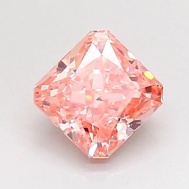 1.03ct RADIANT Fancy Vivid Pink VS1 Coloured Lab diamond