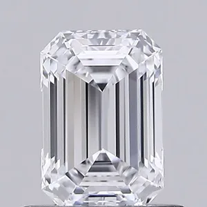 0.59ct EMERALD D VVS1 Lab diamond