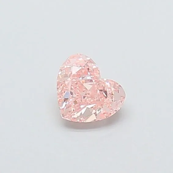 0.33ct HEART Fancy Pink VVS2 Coloured Lab diamond